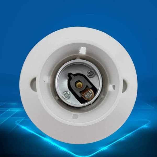 E27 fatning, E27 fatningsadapter til loftspendel, Edison skruefatning E27 (lige fatning)