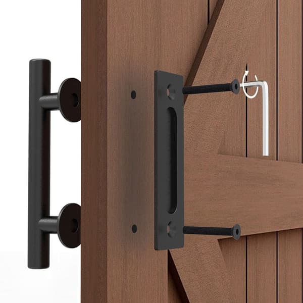 [KK] Sliding Door Handle Black Door Handle Modern Barn Door Handle