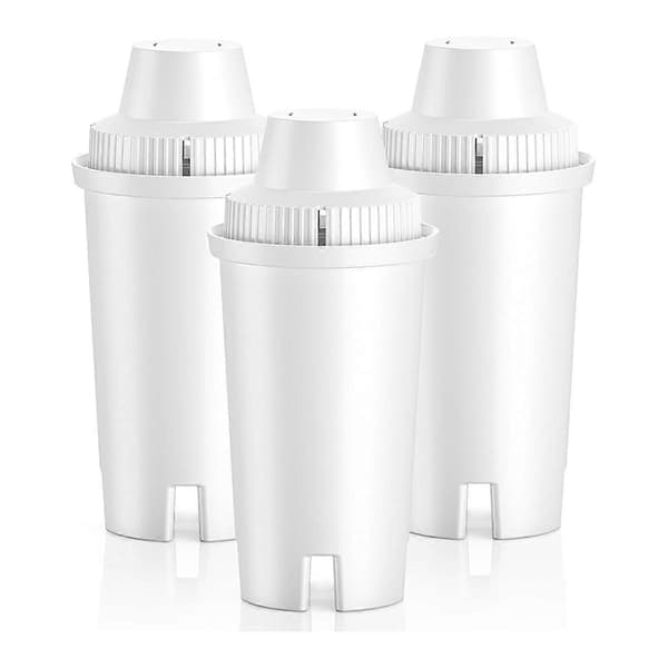[KK] 3-pakning vannfiltererstatning for Brita Classic Longlast White