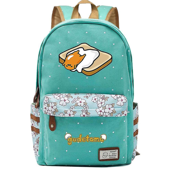 Cartoon Egg Yolk Brother Schoolbag - Super Cute Lazy Egg Design For Teenage Girls, Ideal For Primary And Secondary School Students