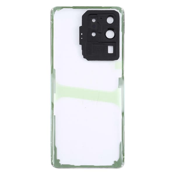 Transparent batteribakstycke i glas för Galaxy S20 Ultra Transparent