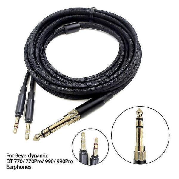 Til Beyer T1 2./3. Bærbart Hovedtelefonkabel Headset Reparationslinjer Udskiftning