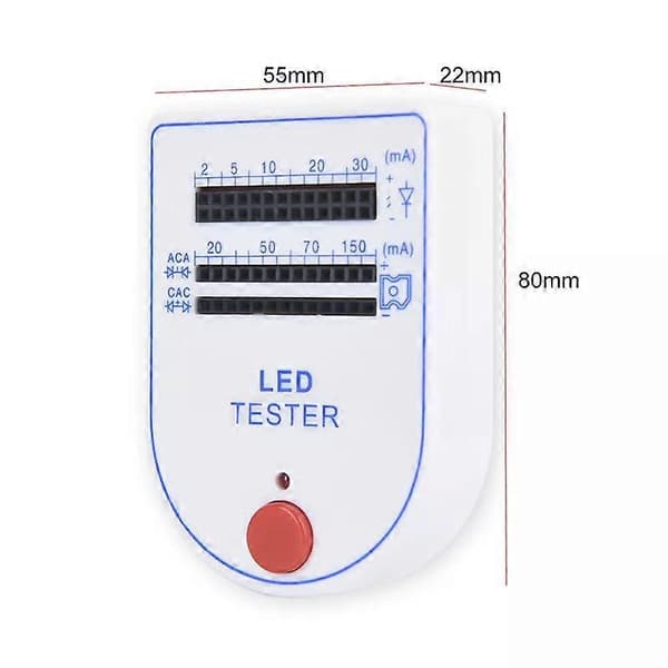 LED Tester Box Mini Lysdiode Piranha tester BOKS 2~1.RM