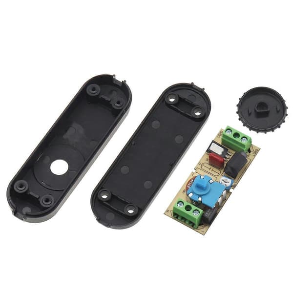 LED Dimmerbryter Full Range Roterende Dimmerbryter Black