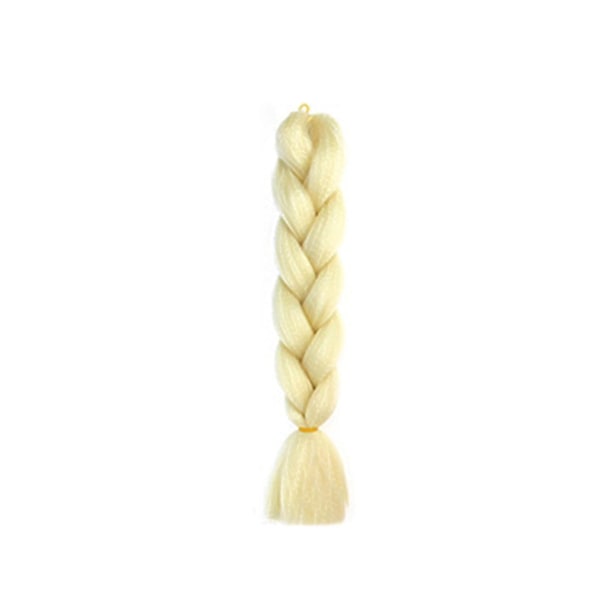 Flettehår 60 cm Hårextensions Syntetisk Fiber Heklet Flette Dreadlocks Flerfarget Beige