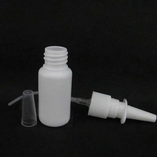 60 stk 10 ml sprayflaske påfyllbar plast tåke nesespray J2
