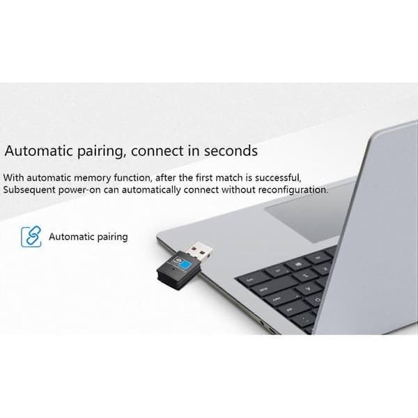 USB WiFi Bluetooth-adapter, Bluetooth 4.2 150 Mbps Wifi Dongle Nettverkskort, Wifi Bluetooth-mottaker Black