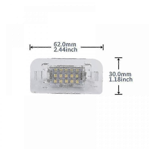 2 stk. B-klasse LED nummerpladelys til W246 W242, Canbus-kompatibel