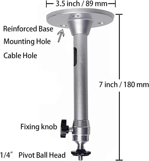 [KK] Mini Projector Mount Universal Projector Ceiling and Wall Mount 360° Rotation Projector Stand Compatible with Projectors【jia】