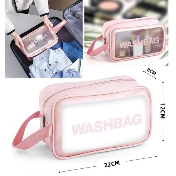 Necessär - Noname - Transparent - PVC - 22x12x8 cm - Dam