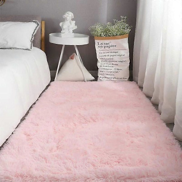 Matta Sovrum Sängmatta Plysch Vardagsrum Heltäckningsmatta Flicka Ins Rum Smutsig Matta Soffmatta Varm Stor Yta Kudde camel 60*160cm