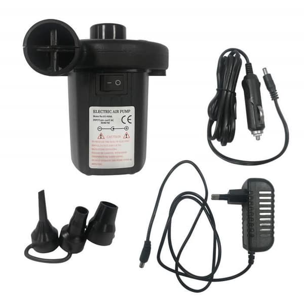 Sähköinen ilmapumppu - MCTECH - Yleismalli - 3 sovitinta - 230V/12V - 150W/75W