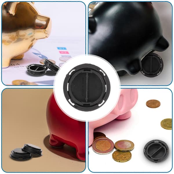 50 st spargrisplugg i plast, spargrisproppar, pengaburk, bottenlock, spargrisproppar