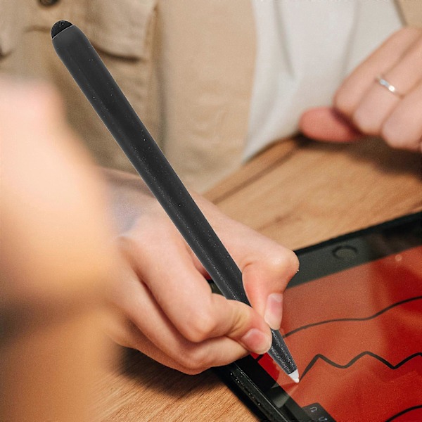 2 st Kapacitiva Skärmpennor Whiteboard Infraröd Skärm Pekskärm Penna Bekväm Stylus Penna Black 16.00X1.50X1.50CM