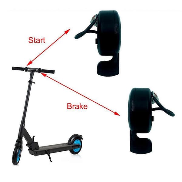 Elektrisk sparkesykkel akselerator/brems hastighetskontroller for X8 Pro elektrisk sparkesykkel tilbehørsdeler black
