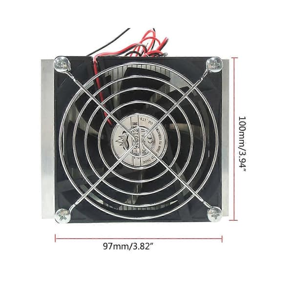 Termoelektrisk køler Peltier til DC 12V halvleder kølemaskine køleradiator luftkølemodul + ventilator