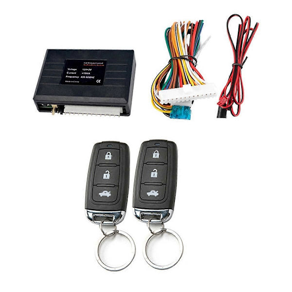 [KK] Car Alarm System Central Lock with Automatic Remote Control Central Locking Kit