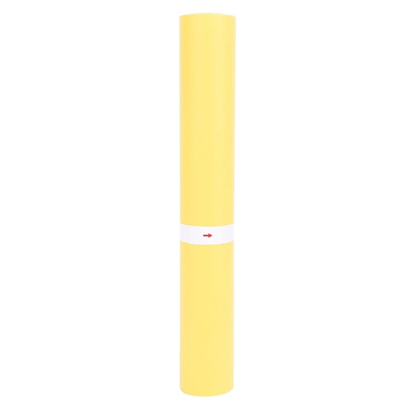 Transparent papirrulle til tegning, syning, skitsering, håndværk, gaveindpakning, gennemsigtig gul 30 cm bred, kan klippes til A3 A4, 23 meter