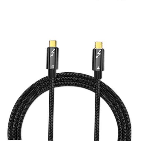 USB C-kabel for Thunderbolt 4 3 0,5M Lengde for Dokkingstasjon Hub Telefon