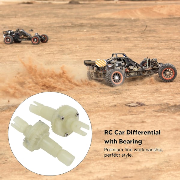 2024 Ny 2 stk RC Bil Differential med Leje til Wltoys 284010 284161 K989 Ny Version RC Bil Reservedele