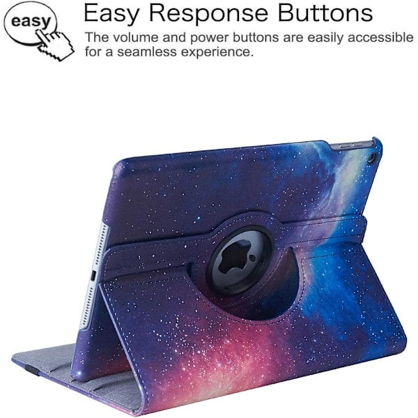[KK] New Rotating Case Compatible with iPad 10.2\" 9th / 8th / 7th Generation with Auto Sleep/Wake Function