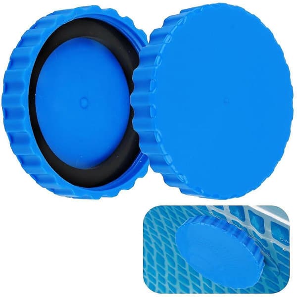 Vinterlukningssæt til Intex og Bestway pools, 2 stk. vinterprop pool med matchende pakninger, frostsikker og tæt vinterhætte pool, pooltilbehør 2PCS