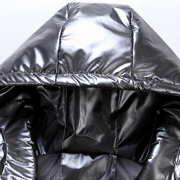 Unisex Glänsande Vattentät Ärmlös Jacka Lättvikts Vadderad Väst Banmo Grey M
