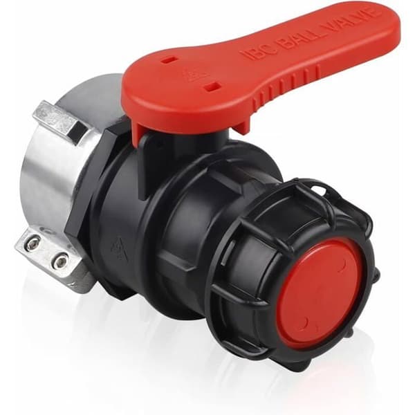 IBC tank adapterventil DN50 75 mm essentielt tilbehør til dit opbevaringssystem flere farver Largeight