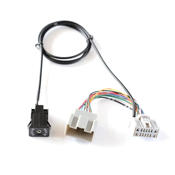 Bilstereo Aux Switch Kabel Aux 3.5mm Interface Lyd Indgang MP3 Adapter til Volvo C30 S40 V40 V50 XC50 XC60 XC70