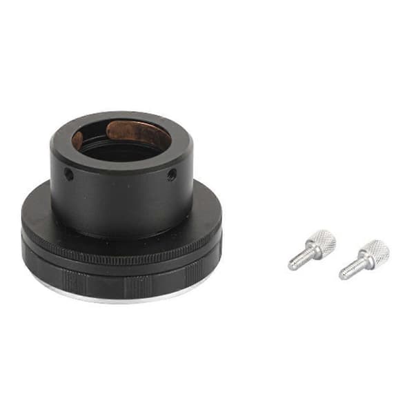 Teleskoplinseadapter 1,25 tommer linseadapter for Canon makrolinseadapter for Canon EF/EFFS-fatning Black
