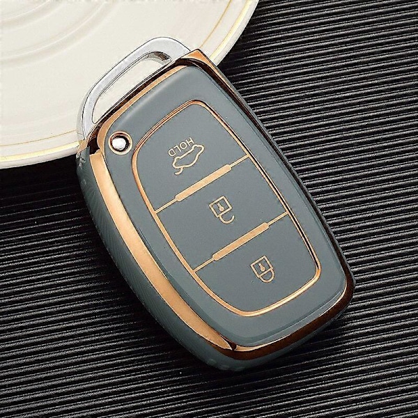 TPU Bil Fjernkontroll Nøkkel Deksel Etui Fob For Hyundai Ix20 I30 Ix35 I40 Ix25 Ix45 I10 I20 Tucson Verna Sonata Elantra Santa Fe Green