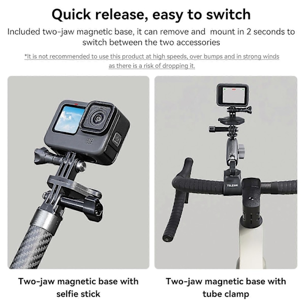 Magneettinen pikakiinnitys action-kamerateline, GoPro-tarvikkeet, GoPro Hero Insta 360 Dji -matkapuhelinrintavaljas Ordinary suit A