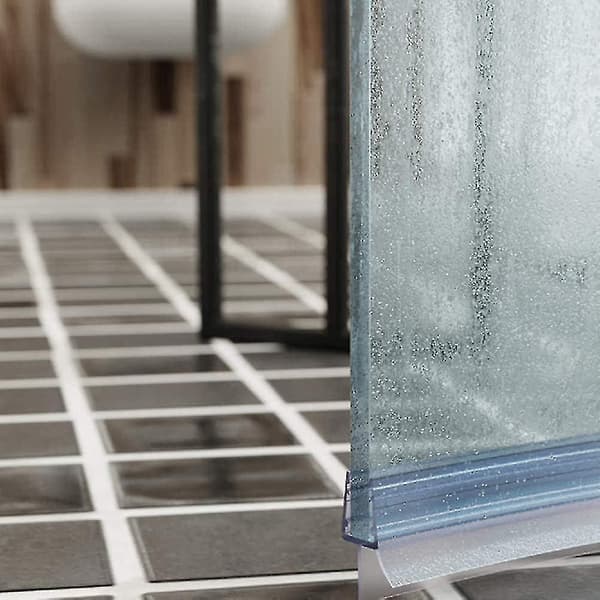2 st 900 mm duschdörrslist - Rak/böjd glas, 46 mm, Max spelrum 20 mm JU