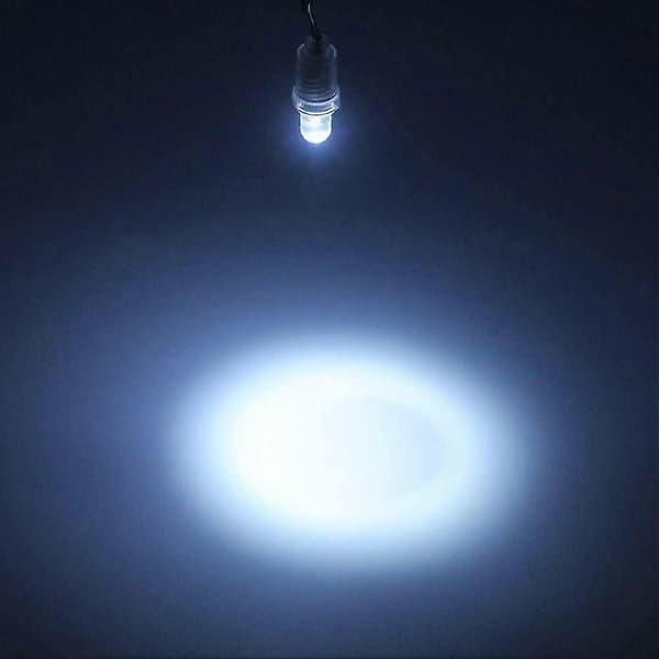 10 stk E10 4,5v LED Spot Lyspærer Kjølig Hvit, 6000k