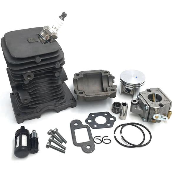 38mm moottorin sylinterimäntä kampiakseli Stihl MS170 MS180 018 moottorisahaan 2SET Black