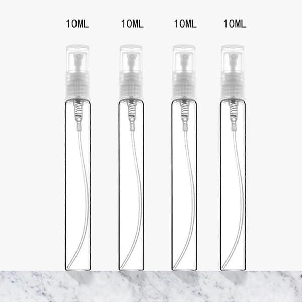 20 st 10 ml flaskor Små kosmetiska atomizer parfymflaskor Atomiseringsbehållare Glasflaska för resa