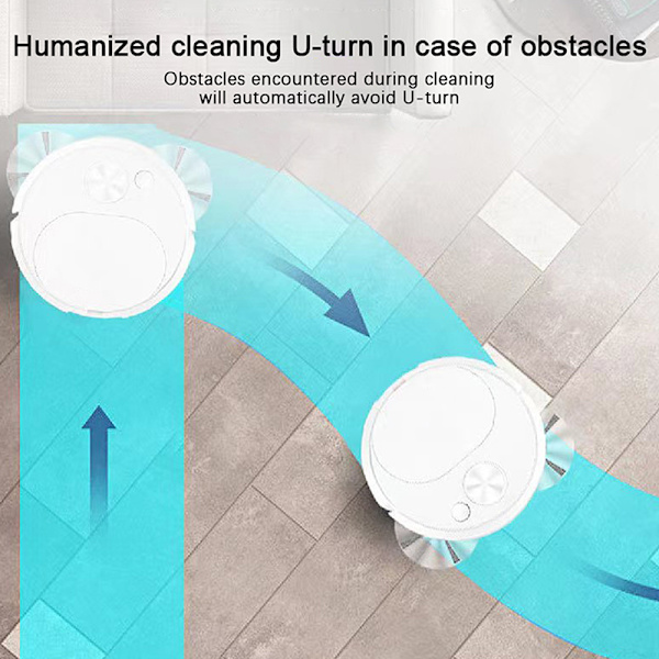 [KK]Soprobot Automatic Mini Cleaning Household Thin White