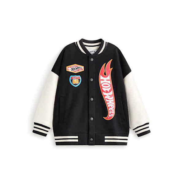 Drenge Bomber Jakke Sort Turbo Charged Black 4-5 Years