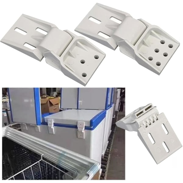 Coastal freezer hinge Universal For small freezer hinge Foldable Universal Coastal freezer counterweight hinge, suitable freezer box 3-Holes