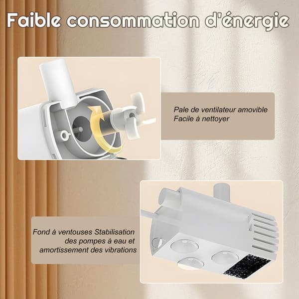 Trådløs kattevannfontene - 3,2L - Bevegelsessensor - Automatisk - 4000mAh batteri