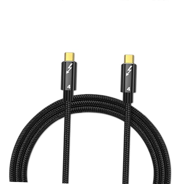 USB C-kabel for Thunderbolt 4 3 0,5M Lengde for Dokkingstasjon Hub Telefon