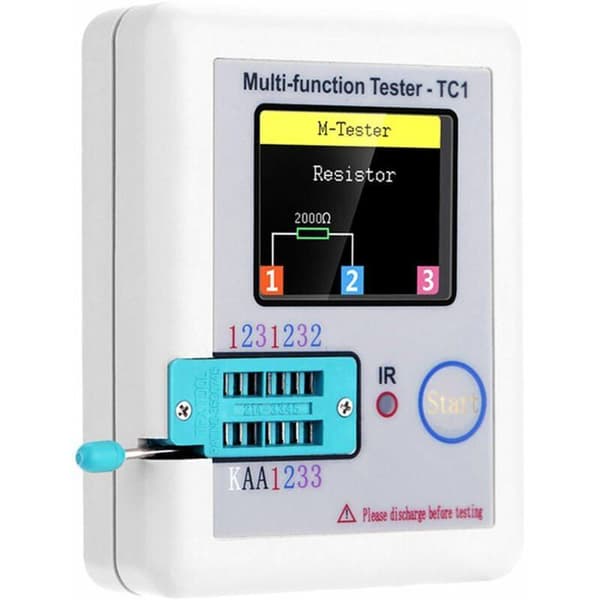 Farveskærm transistor tester, transistor batteri kalibrering tester