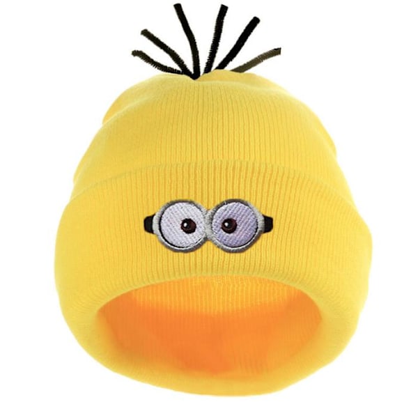 Halloween Gul Beanie Minions Kostume Tilbehør Voksen Beanie Hat Cosplay Party, Kostumer til Børn og Voksne A