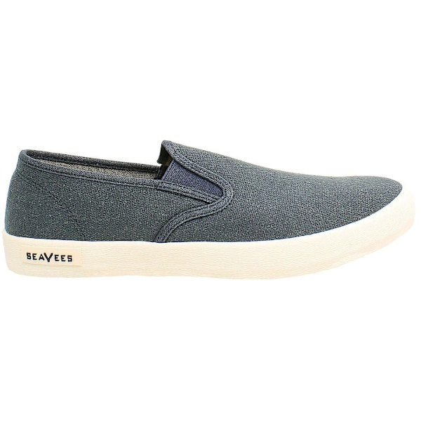 Seavees Baja Standard Slip-On Blå Canvas Herr Plimsolls S-10046 Blue UK 7 EU 41 US 8