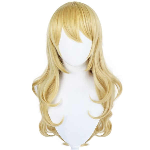 Super Mario Bros Film Cosplay Blond Anime Peruk Prinsessan Peach