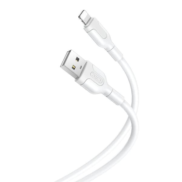 XO Oplader - Opladerkabel - USB / iPhone - 1m - Høj kvalitet Hvid