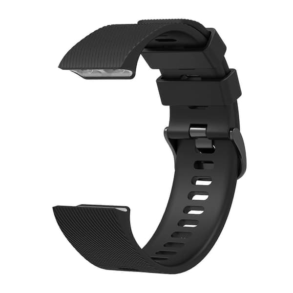 Silikonerem til Garmin Forerunner 35 / 30 Justerbar Urrem med Sort Spænde Sort