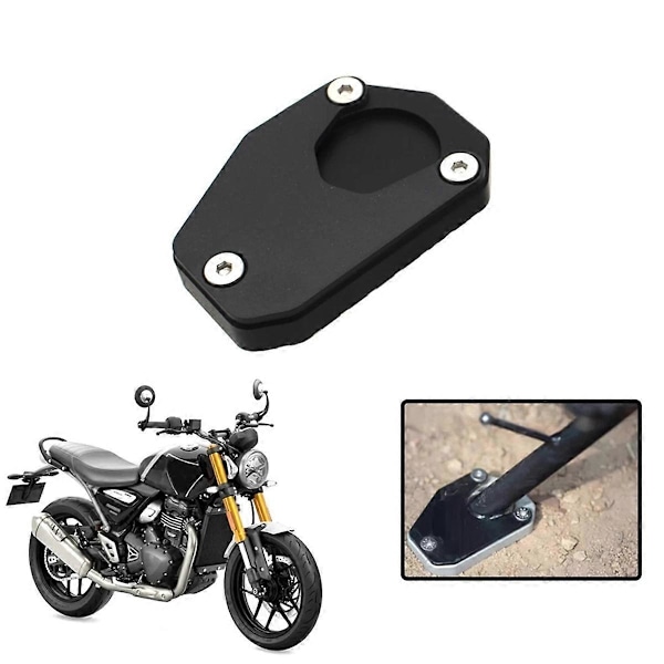 Förlängningsplatta för Scrambler 400X Speed 400 2024 svart Black