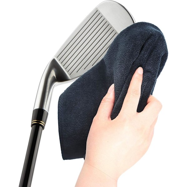 Mikrofiber golfhandduk med klämma för golf, yoga, camping och gym