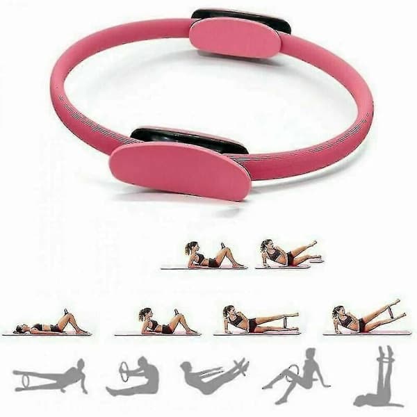 Pilates Ring Motståndsring Dubbelgrepp Pilates Yoga Ringar Träning
